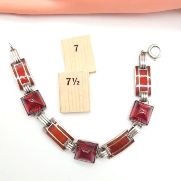 ⚘️Unisex cherry amber sterling s925 bracelet. - Picture 7 of 7